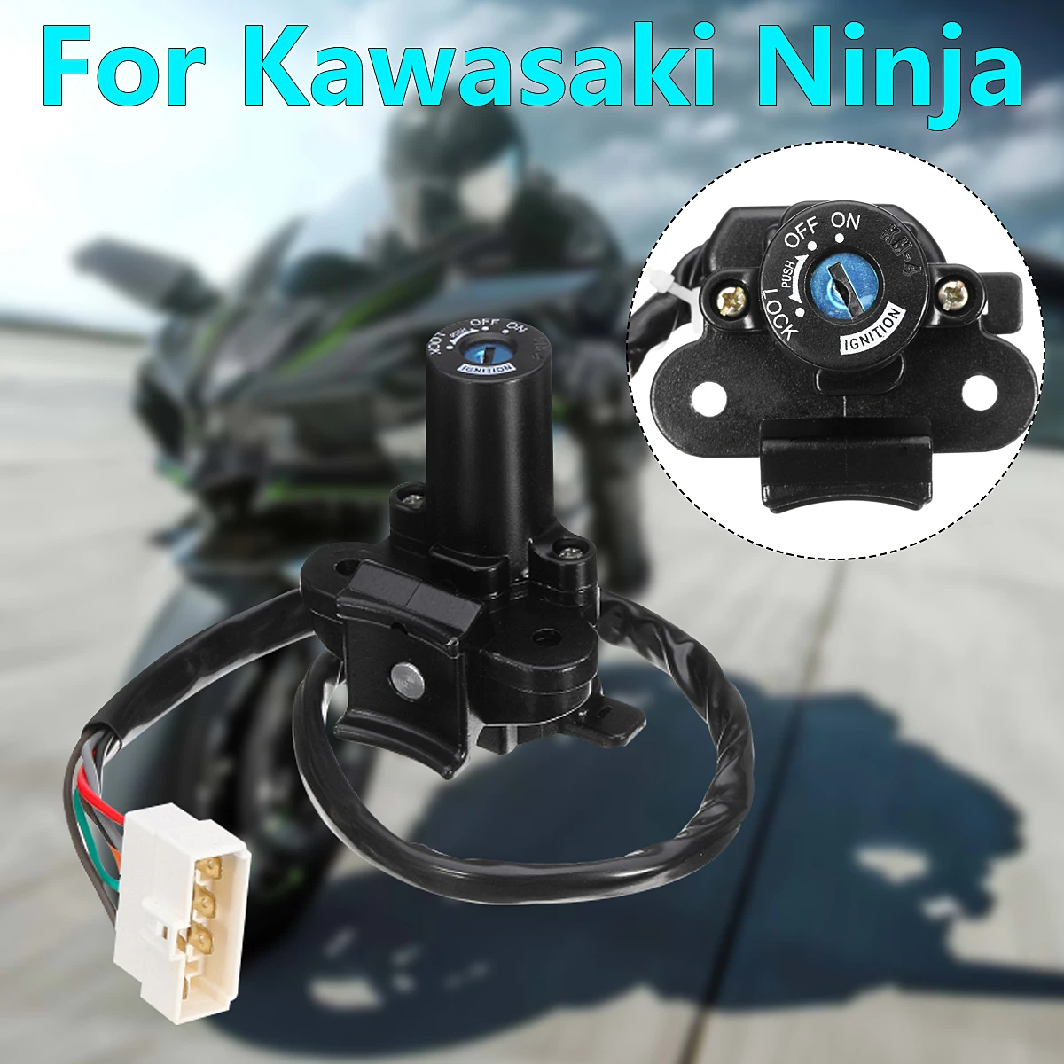 Motorcycle Ignition Switch Lock Key Set For Kawasaki Ninja 250R EX 250 2008-1202 Ninja 300 2013-2014
Motorcycle Ignition Switch Lock Key Set For Kawasaki Ninja 250R EX 250 2008-1202 Ninja 300 2013-2014
