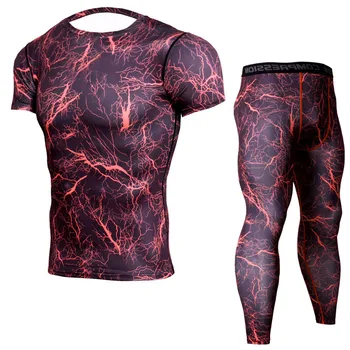 Camouflage Bermuda Compression Running Set Men Short Sleeve T Shirt + trousers Quick Dry Bodybuilding Tracksuit MMA training set
Camouflage Bermuda Compression Running Set Men Short Sleeve T Shirt + trousers Quick Dry Bodybuilding Tracksuit MMA training set