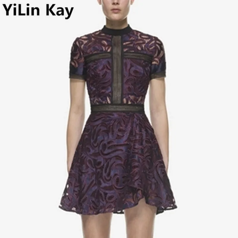 YiLin Kay High-end custom women dress summer 2019 fashion runway high quality lace party dresses sexy hollow out vintage dress
YiLin Kay High-end custom women dress summer 2019 fashion runway high quality lace party dresses sexy hollow out vintage dress