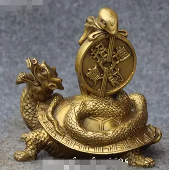 China Bronze Wealth Black Tortoise Basaltic Snakes Turtle Snake God Beast Statue
China Bronze Wealth Black Tortoise Basaltic Snakes Turtle Snake God Beast Statue