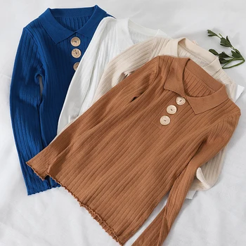 2018 Autumn winter Women thick casual Sweater Pullovers turn-down collar sweater chic Female casual student sweater long sleeve
2018 Autumn winter Women thick casual Sweater Pullovers turn-down collar sweater chic Female casual student sweater long sleeve