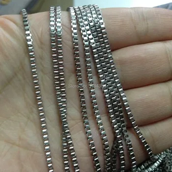 5 Meter Polished 2mm Jewelry Finding stainless steel Box Link Chain Finding DIY
5 Meter Polished 2mm Jewelry Finding stainless steel Box Link Chain Finding DIY