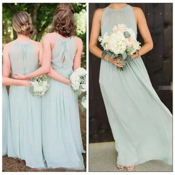 Jewel A-Line Chiffon Long Bridesmaids Dresses 2019 Simple Custom Long Vestidos De Honor Of Maid Custom Guest Party Gowns
Jewel A-Line Chiffon Long Bridesmaids Dresses 2019 Simple Custom Long Vestidos De Honor Of Maid Custom Guest Party Gowns