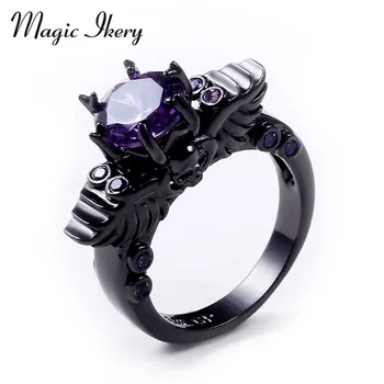 Magic Ikery Fashion Hot Sell 316L Stainless Steel Ring Purple And Red Crystal Skull Biker Rings Jewelry For Women JMR061
Magic Ikery Fashion Hot Sell 316L Stainless Steel Ring Purple And Red Crystal Skull Biker Rings Jewelry For Women JMR061