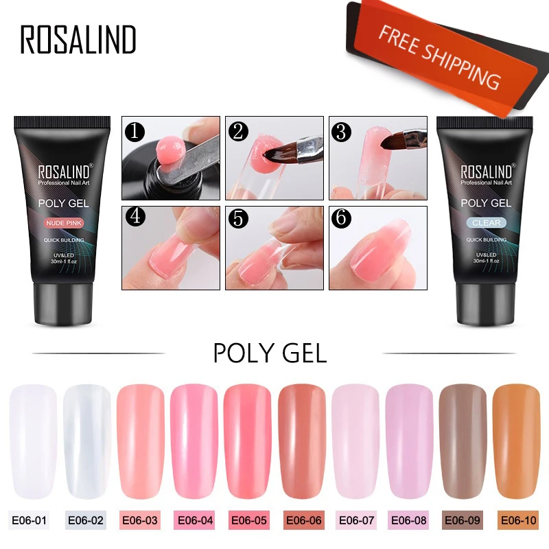 ROSALIND 30ml Acrylic Poly Extension Gel For Manicure Nail Finger Extension Crystal Soak-off Quick poly nail gel polish
ROSALIND 30ml Acrylic Poly Extension Gel For Manicure Nail Finger Extension Crystal Soak-off Quick poly nail gel polish