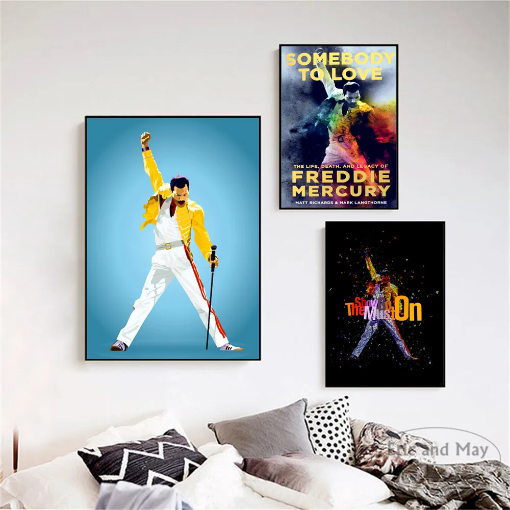 Freddie Mercury Rock n Roll Art Wall Pictures Posters Prints Canvas Art Unframed Paintings Decoration Modern Home Decor Cuadros
Freddie Mercury Rock n Roll Art Wall Pictures Posters Prints Canvas Art Unframed Paintings Decoration Modern Home Decor Cuadros