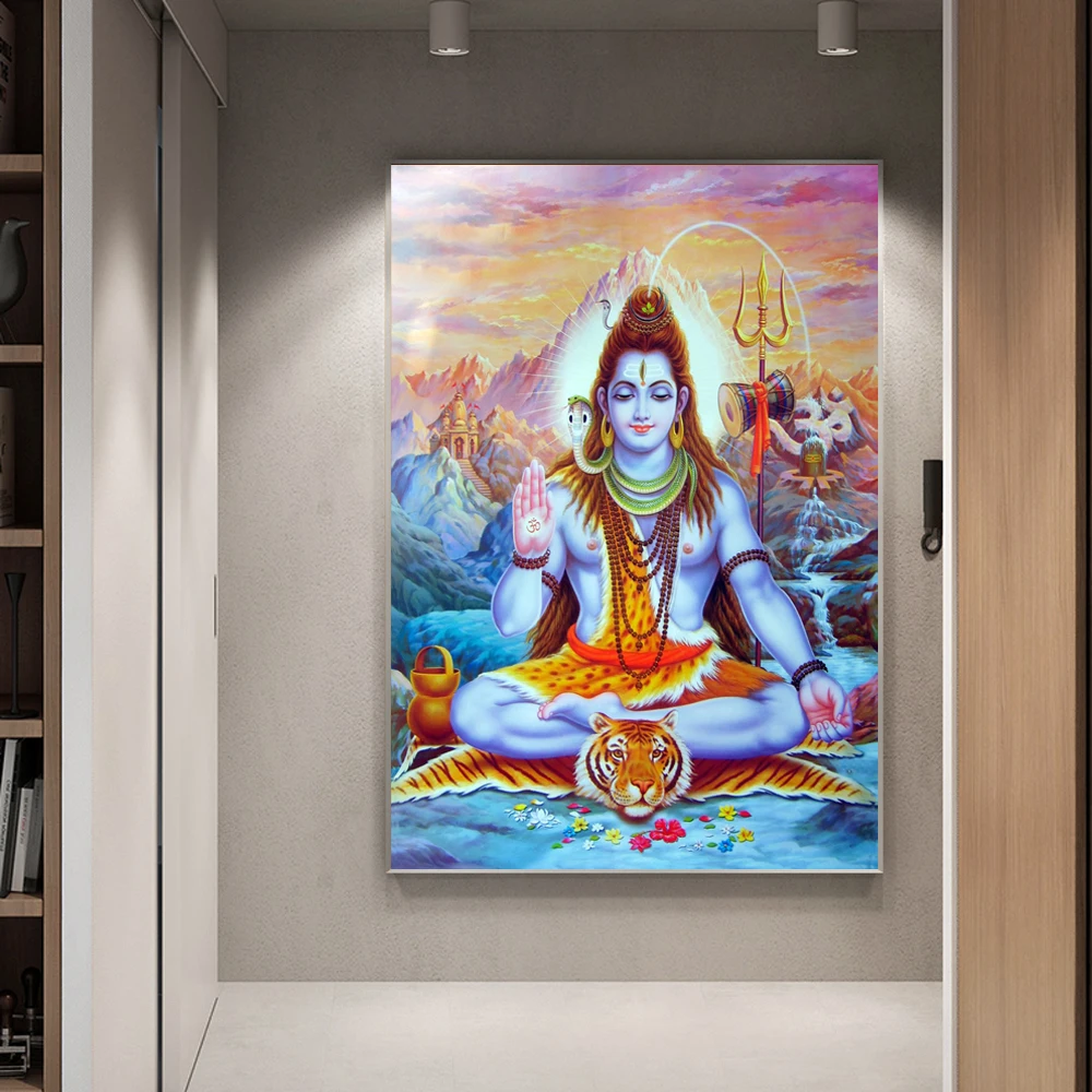 Canvas Paintings Shiva Lord On The Wall Hindu Gods Wall Art Canvas Hinduism Wall Posters And Prints Cuadros Picture Home Decor
Canvas Paintings Shiva Lord On The Wall Hindu Gods Wall Art Canvas Hinduism Wall Posters And Prints Cuadros Picture Home Decor