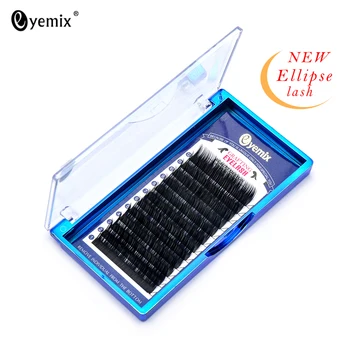 Eyemix New arrive Ellipse Flat lash Eyelash extensions B/C/D curl 0.15mm Diameter mix length Individual Silk lash Eye lashes
Eyemix New arrive Ellipse Flat lash Eyelash extensions B/C/D curl 0.15mm Diameter mix length Individual Silk lash Eye lashes