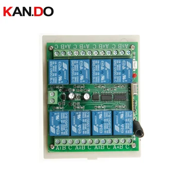 DC 12V 24V 8 CH 8CH RF Wireless Remote Control Switch System Receiver,315/433.92 MHZ /lamp/Garage Door/shutters
DC 12V 24V 8 CH 8CH RF Wireless Remote Control Switch System Receiver,315/433.92 MHZ /lamp/Garage Door/shutters