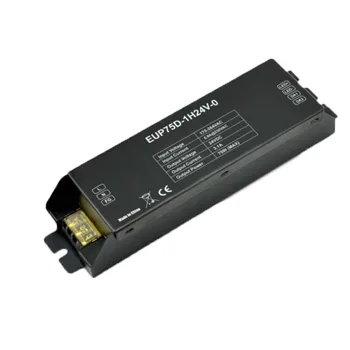 Constant Voltage DALI Dimmer Decoder Series 120-240VAC 3.1A *1 Channel 75W DALI LED Controller EUP75D-1H24V-0
Constant Voltage DALI Dimmer Decoder Series 120-240VAC 3.1A *1 Channel 75W DALI LED Controller EUP75D-1H24V-0