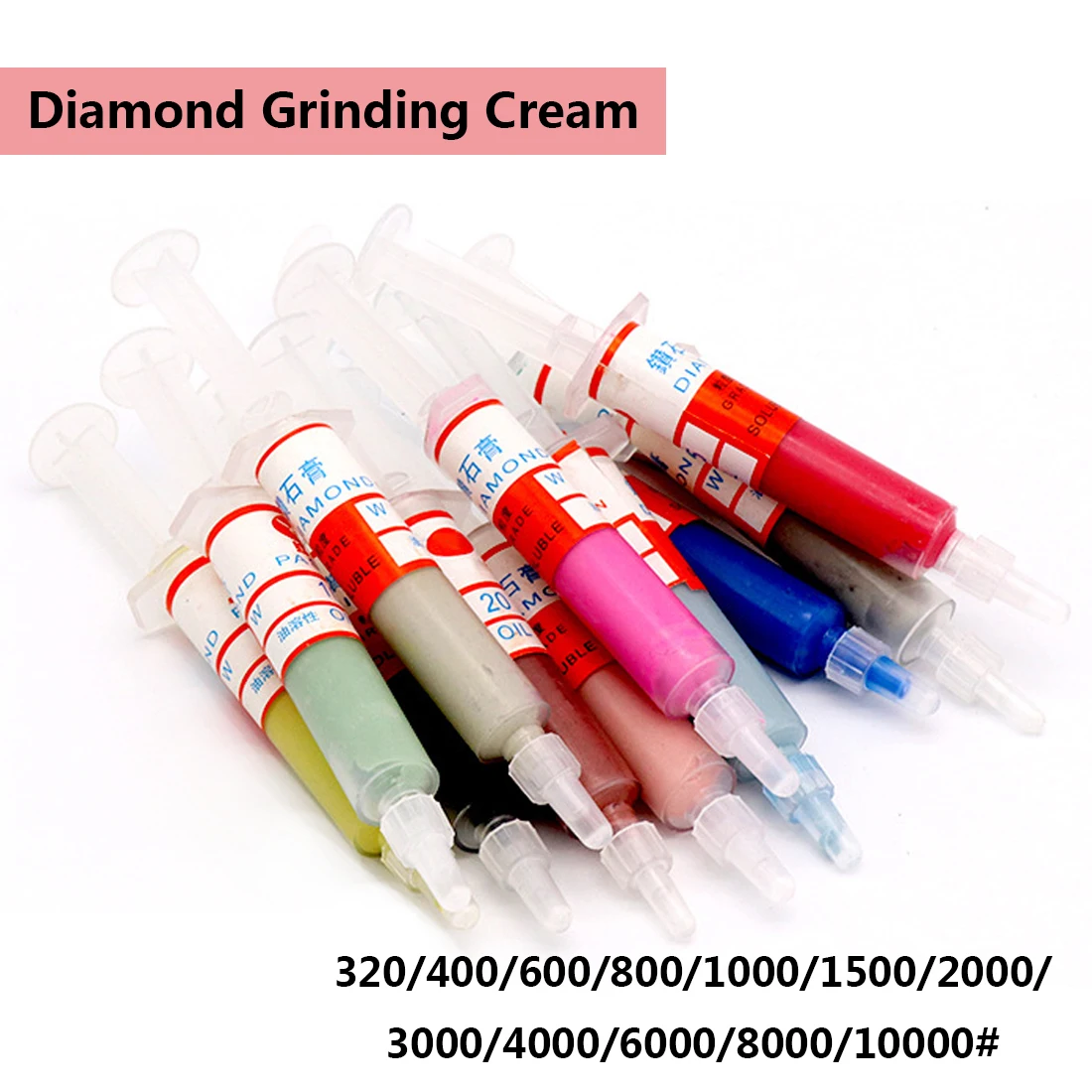 Power Tool Diamond Polishing Lapping Paste Compound Syringes Optional Micron Glass Metal Jade Grinding Polishing Abrasive Tools
Power Tool Diamond Polishing Lapping Paste Compound Syringes Optional Micron Glass Metal Jade Grinding Polishing Abrasive Tools
