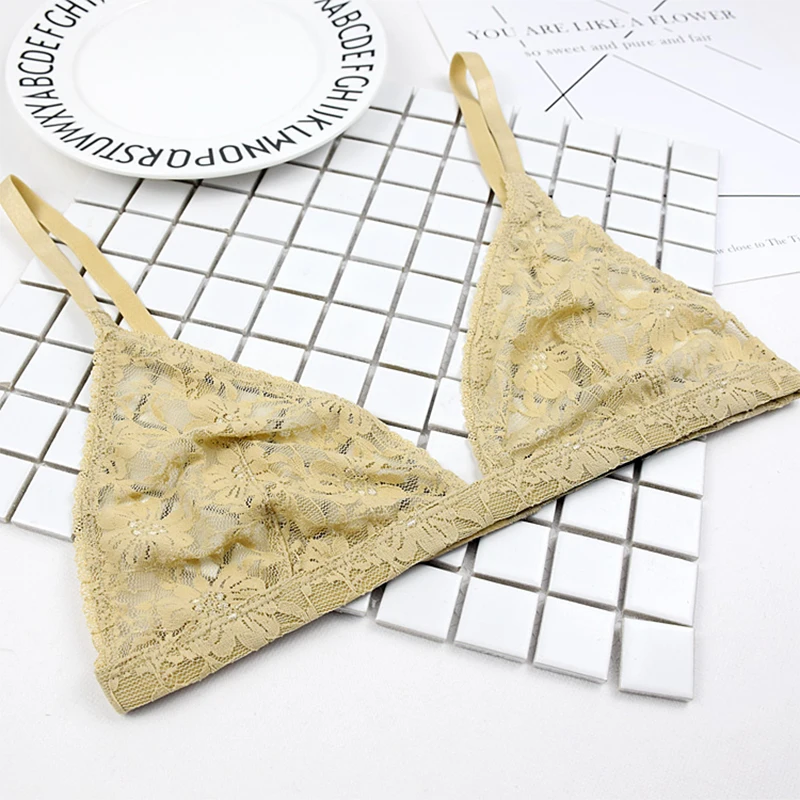 Women Underwear Wire Free Seamless Bra Soft Triangle Cup Intimate Transparent Ultra Thin Lace Bralette Foral Bra Sexy Lingerie
Women Underwear Wire Free Seamless Bra Soft Triangle Cup Intimate Transparent Ultra Thin Lace Bralette Foral Bra Sexy Lingerie