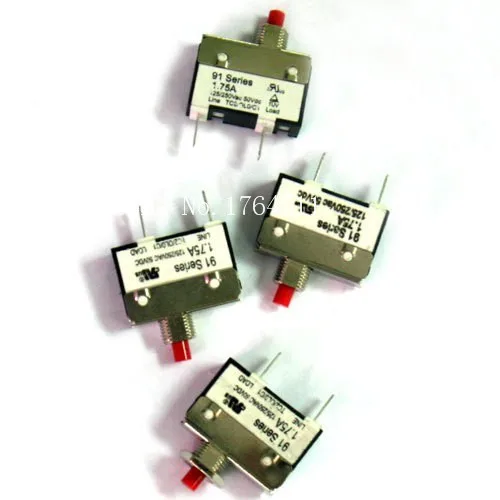 KUOYUH 91Series small current flows through the circuit breaker overload protection 1.75A imported from Taiwan --10pcs/lot
KUOYUH 91Series small current flows through the circuit breaker overload protection 1.75A imported from Taiwan --10pcs/lot