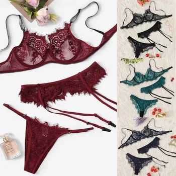 lingerie sexy hot erotic Bra+Briefs Sexy Exquisite Lace Lingerie Bra+Garter+Briefs Set Babydoll Cut-Out Sleepwear #F
lingerie sexy hot erotic Bra+Briefs Sexy Exquisite Lace Lingerie Bra+Garter+Briefs Set Babydoll Cut-Out Sleepwear #F