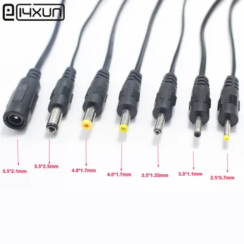 100pcs 5.5*2.1mm to 5.5*2.5 4.8*1.7 4.0*1.7 3.5*1.35 3.5*1.1 2.5*0.7mm DC Power Plug with 15cm Wire DC Power Splitter Adapter
100pcs 5.5*2.1mm to 5.5*2.5 4.8*1.7 4.0*1.7 3.5*1.35 3.5*1.1 2.5*0.7mm DC Power Plug with 15cm Wire DC Power Splitter Adapter