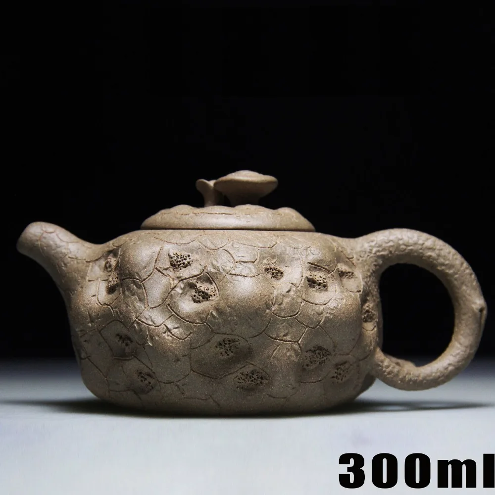 

New Authentic Porcelain Kettle Teapot Yixing Teapots Bouns 3 Cups Purple Clay Tea Pot 300ml Ceramic Chinese Handmade Kung Fu Set