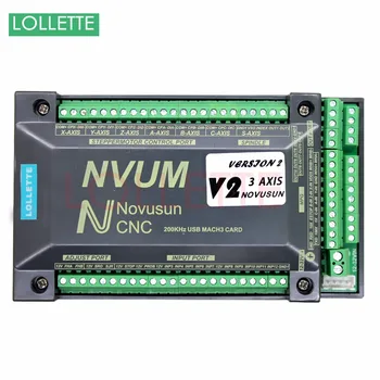 NVUM New 3 axis Mach3 CNC Motion Controller USB Card 300KHz Breakout Board Interface, Stepper/Servo, windows 2000/xp/vista/7
NVUM New 3 axis Mach3 CNC Motion Controller USB Card 300KHz Breakout Board Interface, Stepper/Servo, windows 2000/xp/vista/7
