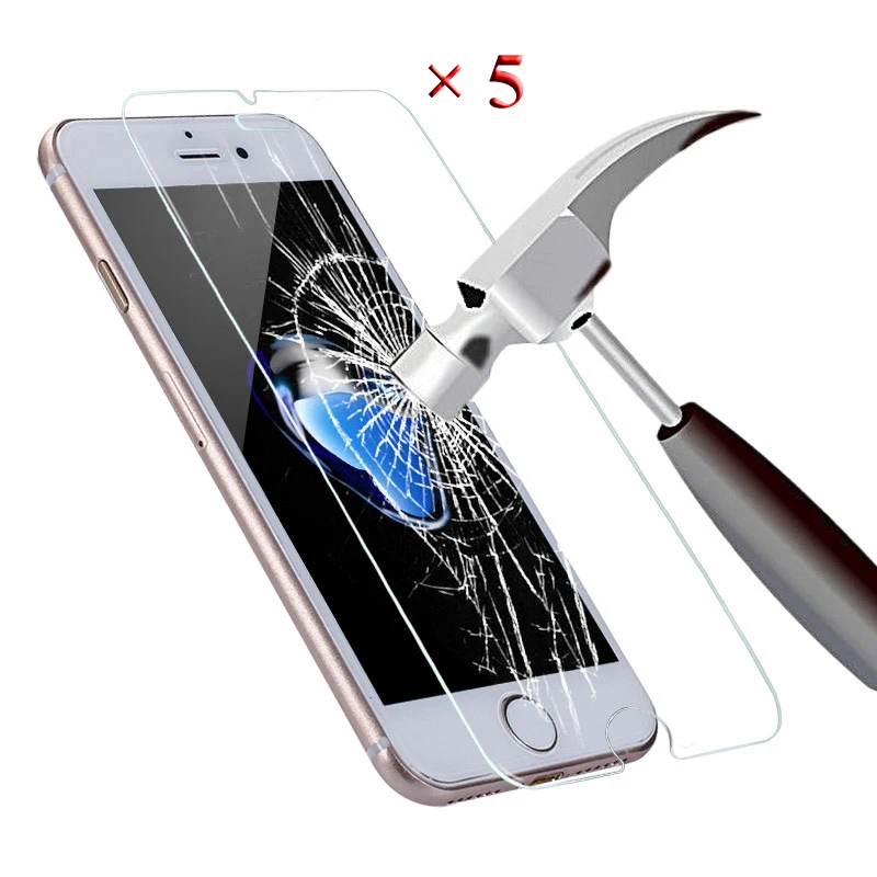 5PCS For Screenprotector iPhone 6 Premium Tempered Glass Screen Protector For iPhone 5S X 6S 7 Plus 5 SE 5C 4S 8 Protective Film
5PCS For Screenprotector iPhone 6 Premium Tempered Glass Screen Protector For iPhone 5S X 6S 7 Plus 5 SE 5C 4S 8 Protective Film