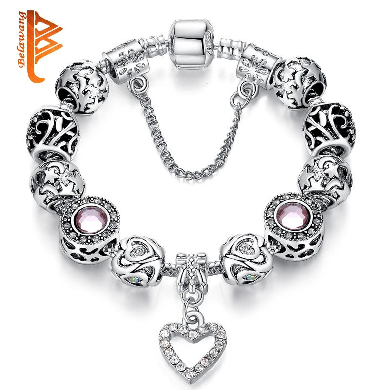 European Cubic Zirconia Crystal Charms Bracelets&Bangles for Women Fashion Original DIY Love Star Beads Jewelry Bracelet
European Cubic Zirconia Crystal Charms Bracelets&Bangles for Women Fashion Original DIY Love Star Beads Jewelry Bracelet