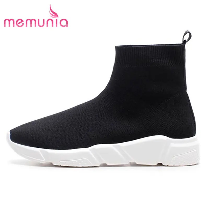 MEMUNIA NEW 2020 fashion round toe flat with platform sock boots knitting+stretch fabric ankle boots for women winter boots
MEMUNIA NEW 2020 fashion round toe flat with platform sock boots knitting+stretch fabric ankle boots for women winter boots