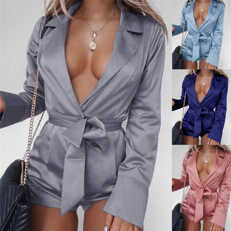 Autumn Women Bandage Jumpsuit Romper Long Sleeve Playsuit Clubwear Shorts Bodycon Pant Outfit New Fashion Plus Size 2018 New M3
Autumn Women Bandage Jumpsuit Romper Long Sleeve Playsuit Clubwear Shorts Bodycon Pant Outfit New Fashion Plus Size 2018 New M3