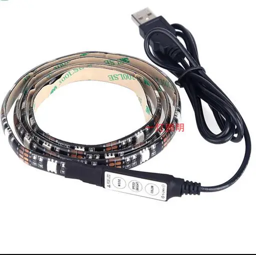 DC5V USB LED strip 5050 RGB Flexible Light 1M 2M TV Background Lighting RGB LED strip Adhesive Tape IP65 waterproof
DC5V USB LED strip 5050 RGB Flexible Light 1M 2M TV Background Lighting RGB LED strip Adhesive Tape IP65 waterproof