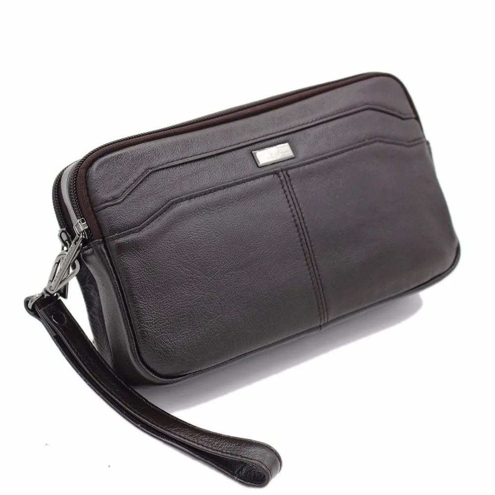 High Quality Genuine Leather Men Business Clutch Bag Real Cowhide Purse Wallet Mobile Phone Cigarette Money Wrist Handy Bags
High Quality Genuine Leather Men Business Clutch Bag Real Cowhide Purse Wallet Mobile Phone Cigarette Money Wrist Handy Bags