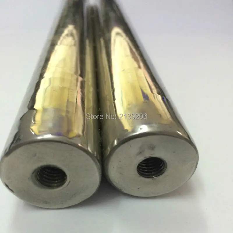 2PCS D25*200mm 10000 Gauss strong neodymium magnet bar iron material removal with inner screw hole
2PCS D25*200mm 10000 Gauss strong neodymium magnet bar iron material removal with inner screw hole