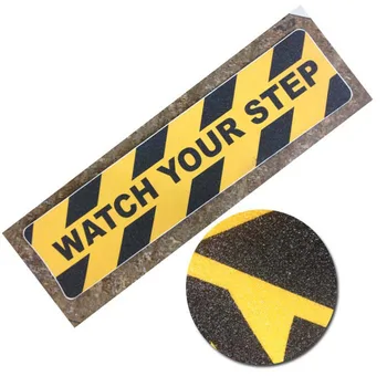 60x15CM Indoor Adhesive Tape "WATCH YOUR STEP" Sticky Warning Tape Stair Steps Anti-Slip Tape
60x15CM Indoor Adhesive Tape "WATCH YOUR STEP" Sticky Warning Tape Stair Steps Anti-Slip Tape