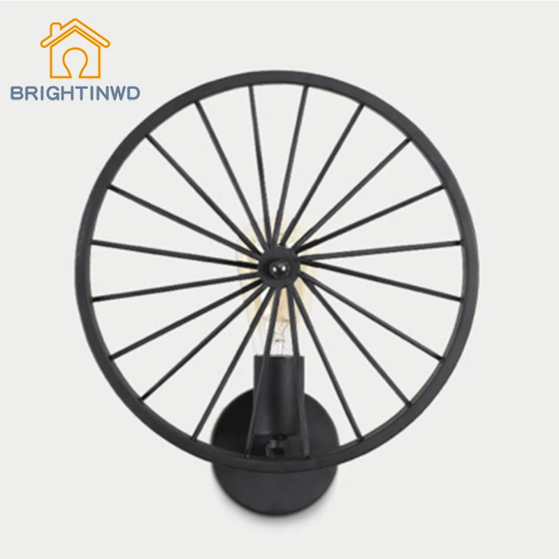BRIGHTINWD 2018 New Creative Retro Wheel Wall Lamp Industrial Wind Wrought Iron Restaurant Coffee Shop Corridor Aisle Wall Lamp
BRIGHTINWD 2018 New Creative Retro Wheel Wall Lamp Industrial Wind Wrought Iron Restaurant Coffee Shop Corridor Aisle Wall Lamp