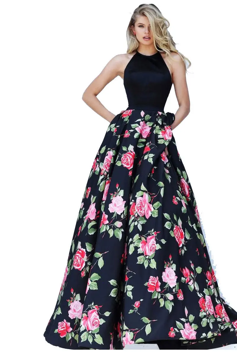 Women Formal Clothing for Evening Party Banquet Summer Backless Sleeveless Halter Long Maxi Dress Floral Fit and Flare Dresses
Women Formal Clothing for Evening Party Banquet Summer Backless Sleeveless Halter Long Maxi Dress Floral Fit and Flare Dresses
