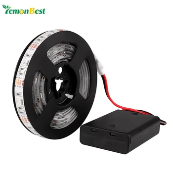 Led Strip Light Waterproof IP65 200cm 5050 SMD LED Flexible Strip Tape + Battery Box with Mini Controller For Home Decoration
Led Strip Light Waterproof IP65 200cm 5050 SMD LED Flexible Strip Tape + Battery Box with Mini Controller For Home Decoration