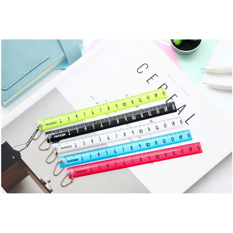 5 PCS/lot Korea Candy Color Cute Stationery Straight Ruler Plastic Ruler Office School Accessories 15cm long
5 PCS/lot Korea Candy Color Cute Stationery Straight Ruler Plastic Ruler Office School Accessories 15cm long