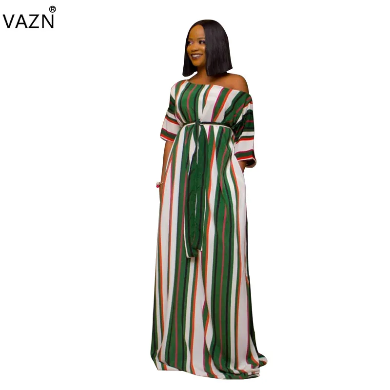 VAZN Summer 2019 Vintage Bohemian Sexy Style Women Retro Slash Neck Half Sleeve Loose Chiffon Maxi Dress Vestido LLS0256
VAZN Summer 2019 Vintage Bohemian Sexy Style Women Retro Slash Neck Half Sleeve Loose Chiffon Maxi Dress Vestido LLS0256