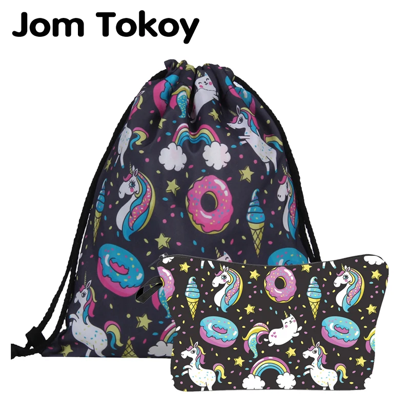 Jom Tokoy New fashion 2 PCS Printing Women backpack unicorns School backpacks bag Set Combination ASH1005
Jom Tokoy New fashion 2 PCS Printing Women backpack unicorns School backpacks bag Set Combination ASH1005