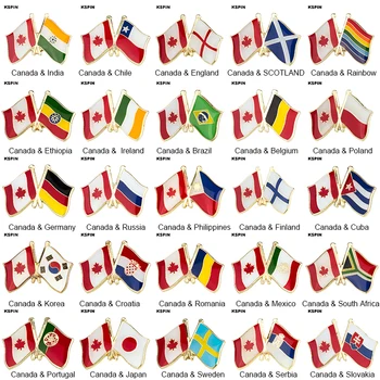 Canada Friendship Country Flag Badge Cross Flag Badge Flag Brooch National Flag Lapel Pin International Travel Pins Collections
Canada Friendship Country Flag Badge Cross Flag Badge Flag Brooch National Flag Lapel Pin International Travel Pins Collections