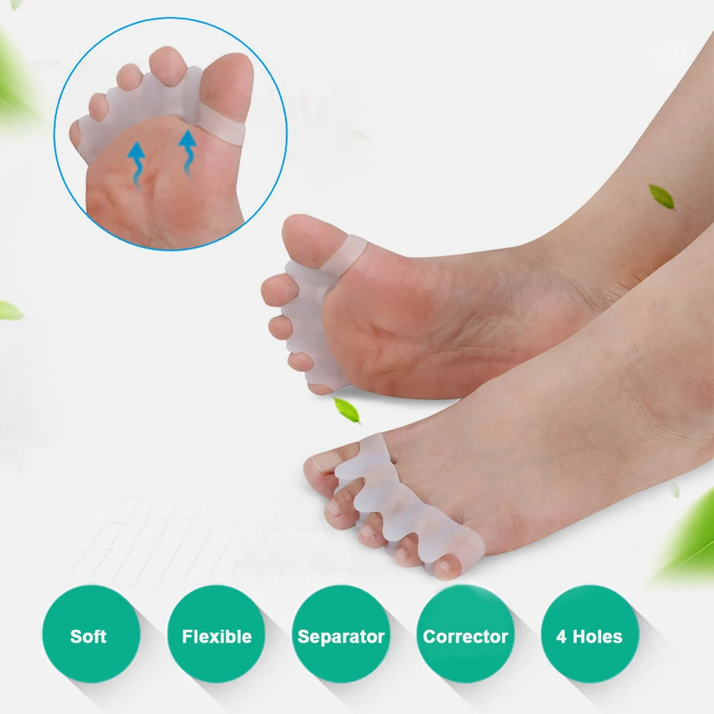 1 Pair Silicone Bunion Hallux Thumb Valgus Guard Feet Care Tool Finger Toe Separator Divider Spreader Thumb Bone Orthotics
1 Pair Silicone Bunion Hallux Thumb Valgus Guard Feet Care Tool Finger Toe Separator Divider Spreader Thumb Bone Orthotics