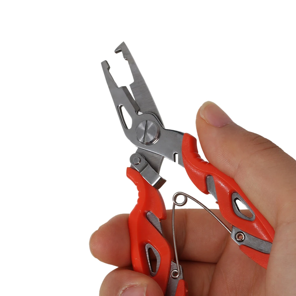 1PC New Durable Portable Multifunctional Stainless Steel Fishing Pliers Split Ring Scissors Wire Line Cutter Hook Removers
1PC New Durable Portable Multifunctional Stainless Steel Fishing Pliers Split Ring Scissors Wire Line Cutter Hook Removers