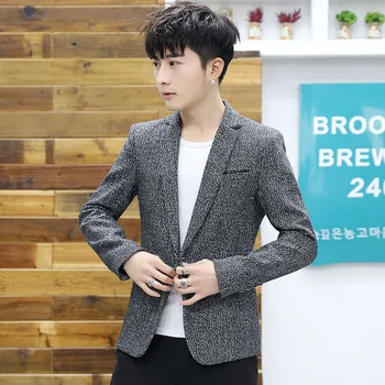 HO 2020 spring new men's casual blazet fashion slim solid color youth blazet
HO 2020 spring new men's casual blazet fashion slim solid color youth blazet