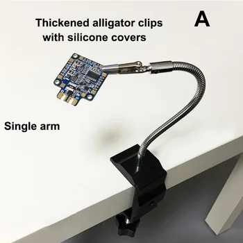 Universal Metal Helping Third Hand Soldering Tool Soldering Station Fixture Electronic Circuit Board Repair Fixture With 2 Arms
Universal Metal Helping Third Hand Soldering Tool Soldering Station Fixture Electronic Circuit Board Repair Fixture With 2 Arms