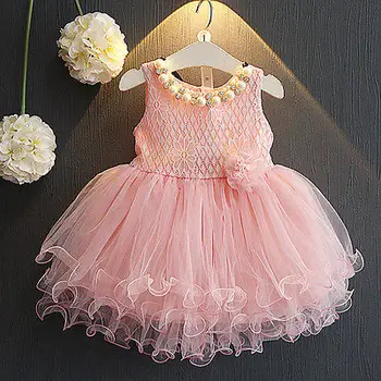Summer Girls Chic Lace Flower Princess Dresses Kid Party Pageant Wedding Sleeveless Ball Gown Tutu Dresses Pink White
Summer Girls Chic Lace Flower Princess Dresses Kid Party Pageant Wedding Sleeveless Ball Gown Tutu Dresses Pink White