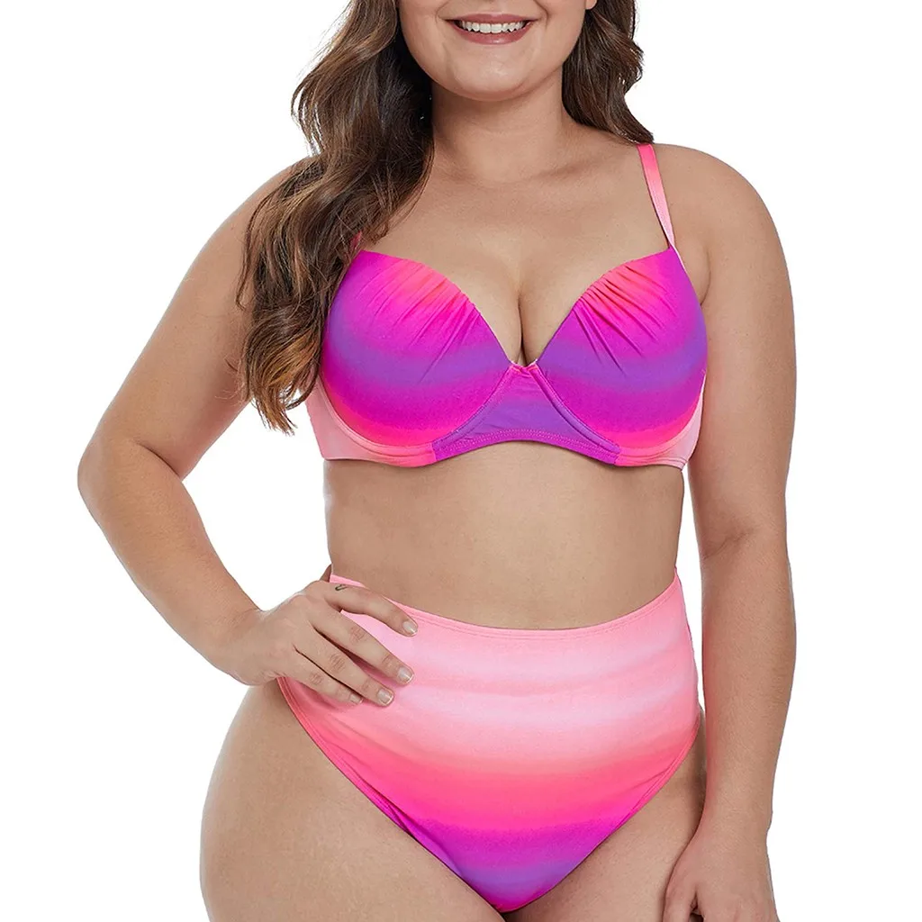 bikini set plus size 2019 swimming suit for women high waist Pushups Bikini Gradient Print Two Piece Swimsuit Swimwear Beachwear
bikini set plus size 2019 swimming suit for women high waist Pushups Bikini Gradient Print Two Piece Swimsuit Swimwear Beachwear