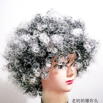 Granny Modeling Blast Head Halloween Party Afro Hair Wig Wild-curl up Clown Fan Headgear Movies Prop Stage Articles CosPlay Toy
Granny Modeling Blast Head Halloween Party Afro Hair Wig Wild-curl up Clown Fan Headgear Movies Prop Stage Articles CosPlay Toy