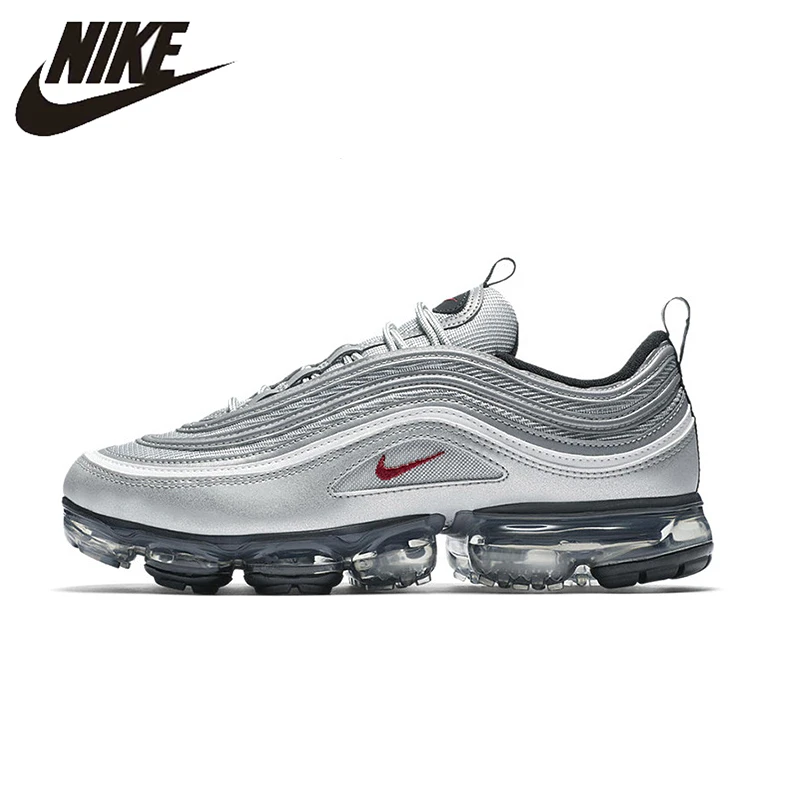 NIKE Air Vapormax 97 Silver Mens Running Shoes Mesh Breathable Stability Support Sports Sneakers For Men Shoes
NIKE Air Vapormax 97 Silver Mens Running Shoes Mesh Breathable Stability Support Sports Sneakers For Men Shoes