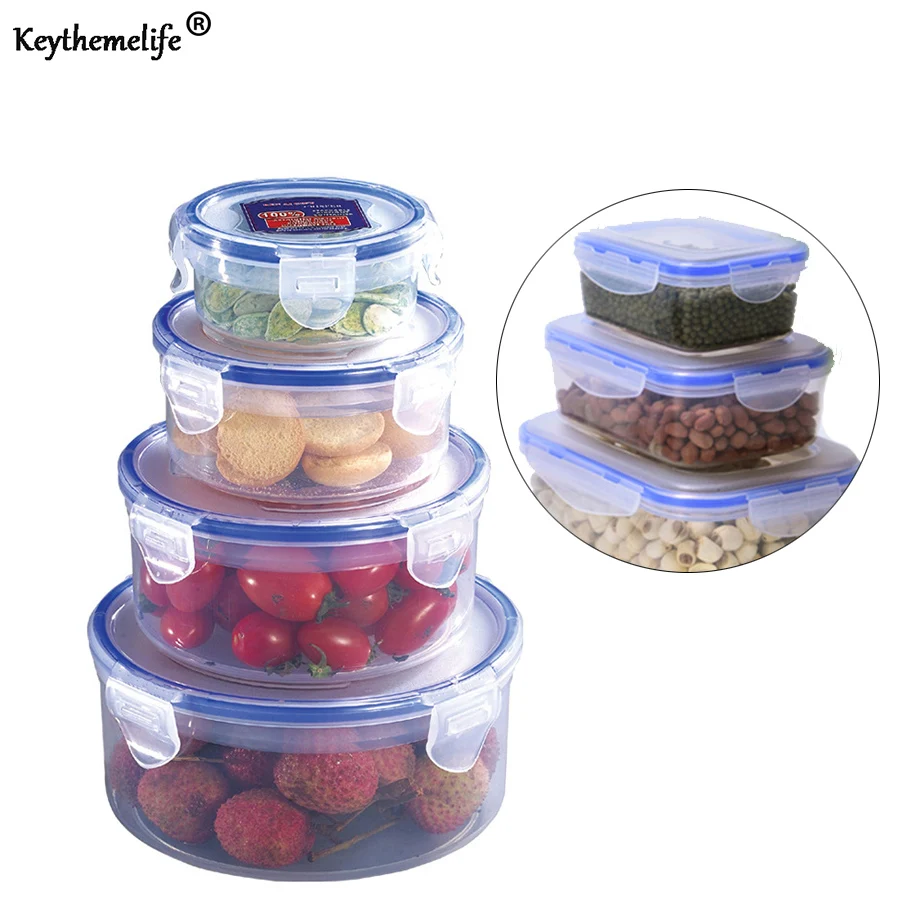 1PC Kitchen Food Storage Box Preservation Box Plastic Food Container Microwave Refrigerator Organizer
1PC Kitchen Food Storage Box Preservation Box Plastic Food Container Microwave Refrigerator Organizer