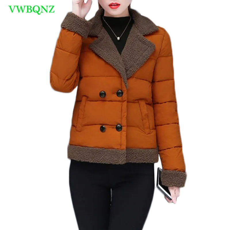 Autumn Winter New Women Parkas turn Down collar Down cotton coat Fashion Casual Short Thick cotton-padded Jacket Outerwear A791
Autumn Winter New Women Parkas turn Down collar Down cotton coat Fashion Casual Short Thick cotton-padded Jacket Outerwear A791