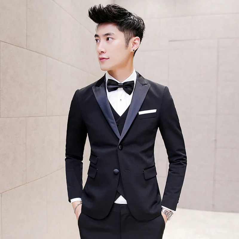 2018 Black Tuxedo Mens Tweed Jackets Mens Black Slim Fit 3 Piece Men Suits Formal Wedding Dress Suits Ternosuits For Men
2018 Black Tuxedo Mens Tweed Jackets Mens Black Slim Fit 3 Piece Men Suits Formal Wedding Dress Suits Ternosuits For Men