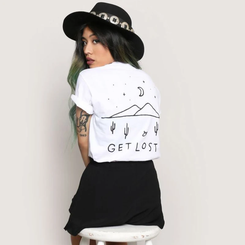 Get lost women funny tree t shirt goth short sleeve cotton art tops plus size clothes vintage oversized letter print white tee
Get lost women funny tree t shirt goth short sleeve cotton art tops plus size clothes vintage oversized letter print white tee