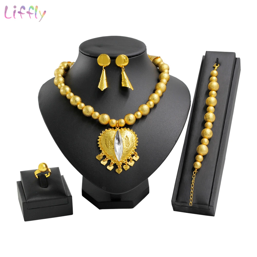 Fashion African Jewelry Set Crystal Long Necklace for Women Earring Hot Sale Wedding Charm Bracelet Gold Jewelry Sets
Fashion African Jewelry Set Crystal Long Necklace for Women Earring Hot Sale Wedding Charm Bracelet Gold Jewelry Sets