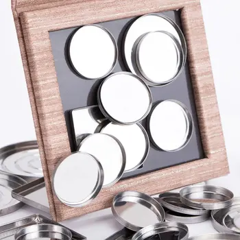Empty Magnetic Eyeshadow Palette Cosmetic DIY Refill Empty Magnetic Eye Shadow Case 10.4*10.4*1.4CM
Empty Magnetic Eyeshadow Palette Cosmetic DIY Refill Empty Magnetic Eye Shadow Case 10.4*10.4*1.4CM